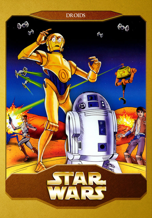 Star Wars Droids complete animated series Blu Ray Cover Art High Def 1 Disc Case